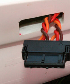 EWC6 fuselage cable with JR sockets 70cm 27 56in A85098 b 2