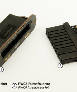 PWC6 PowerWingConnector for 6 servos with fuselage socket A85221 b 0