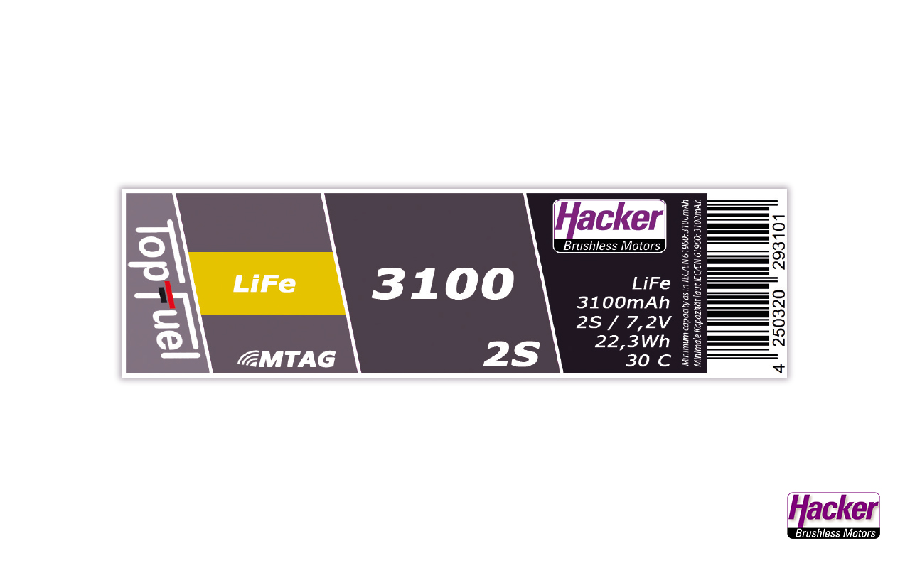 TopFuel LiFe 30C 3100mAh 2S MTAG 93100251 b 1 TopFuel LiFe 30C 3100mAh 2S MTAG 93100251 b 1