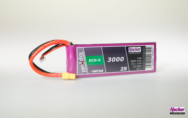 TopFuel LiPo 20C ECO X 3000mAh 2S MTAG 93000231 b 0