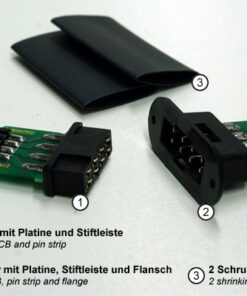 Wing connector 8pin with pin strip plug socket A85405 b 5
