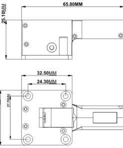 einziehfahrwerk elektr m 3mm achse ve2st 2