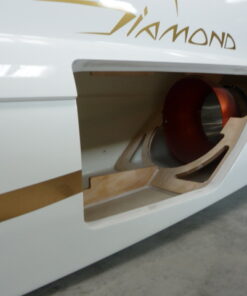 diamond access hatch with tailpipe fitted