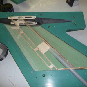 diamond rudder under assembly