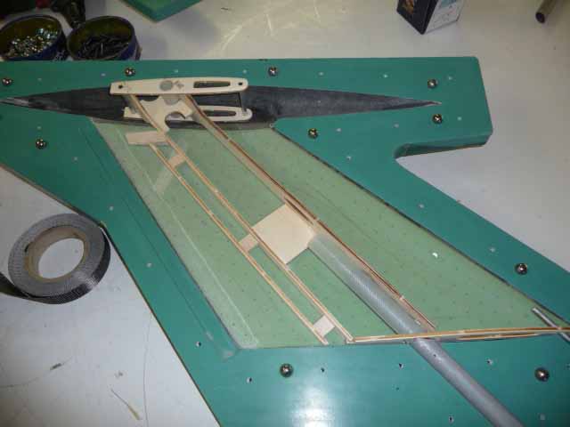 diamond rudder under assembly diamond rudder under assembly