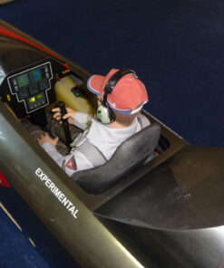 lcd diamond cockpit with pilot