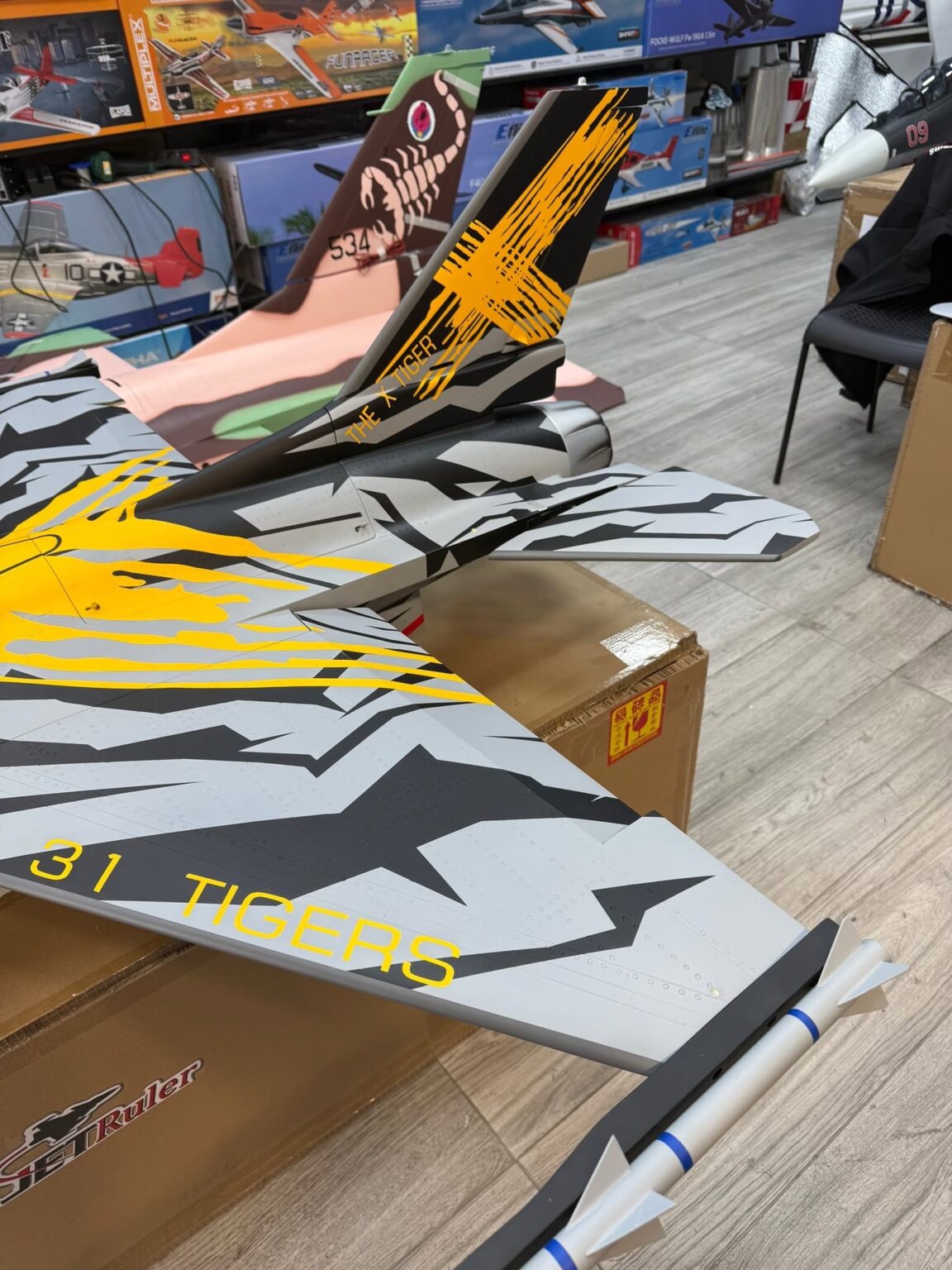 JET RULER 1.8M F16 PRE WIRED VERSION WITH LIGHTS INSTALLED - Greek Jets