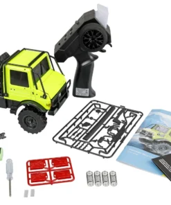 Amewi 1/18 Mercedes-Benz Unimog U4000 Scale Crawler 4WD RTR - Green - Image 3