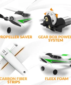 Trainstar Mini 3CH Gyro 400mm RTF Green - Image 3
