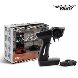 Turbo Racing 1/76 C75 RC Sports Car RTR (Black)
