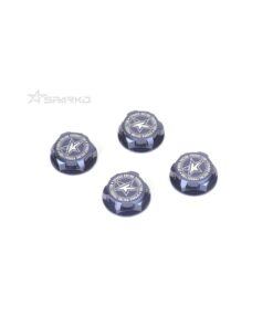 Sparko F8 7075 17mm Aluminum Covered Serrated Wheel Nut SPKF84054OP