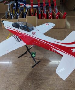 TopRC Pilatus PC21 118" Scale-Turboprop Red-White - Image 4